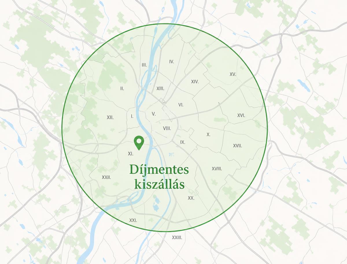Díjmentes klímatisztítás kiszállás 20 km-es sugárban Budapest XI. kerületének középpontjából